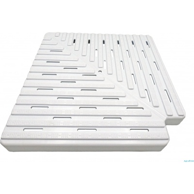 Astralpool Roh přelivové mřížky, roll roštu - 90° 295 x 345 x 22 mm