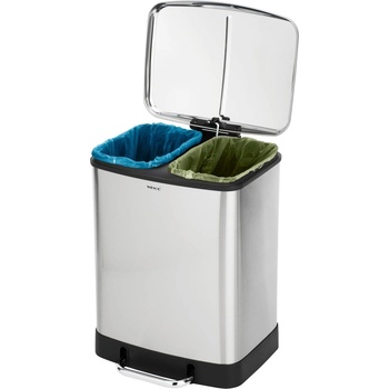 WENKO Кошче за отпадъци от неръждаема стомана 24 л Studio Duo - Wenko (54923100)