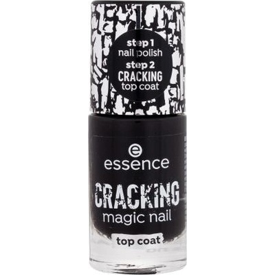 essence Cracking Magic Nail Top Coat топ лак за нокти с напукан ефект 8 ml нюанс 01 Crack Me Up