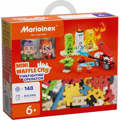 Marioinex Mini Waffle - Akce hasičov 148 ks