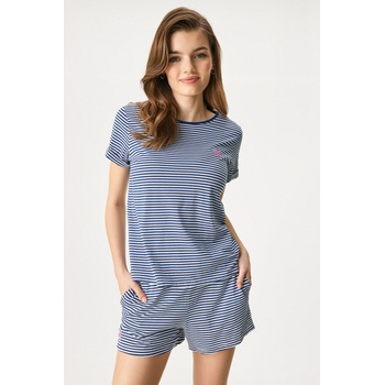 Ralph Lauren Дамска пижама Ralph Lauren Cotton Knit с къси крачоли (ILN12503_pyz)