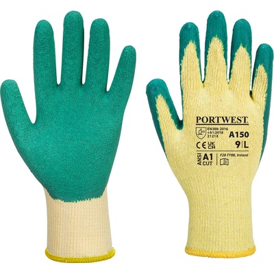 Portwest classic grip a150 / Латексови ръкавици - зелени xxl (a150gnrxxl)
