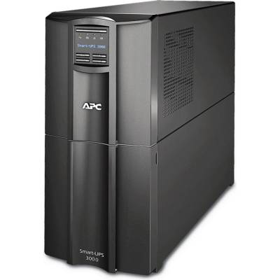 APC Smart-UPS SMT3000IC UPS AC 220-230-240V 2700Watt 3000VA RS-232 USB output connectors 9 Black with APC SmartConnect (SMT3000IC)