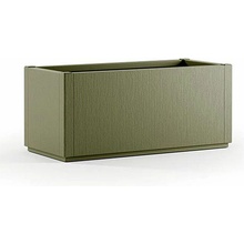 STEFANPLAST Kvetináč, vyvýšený záhon ETHICA 80x36x35cm olivovo zelená