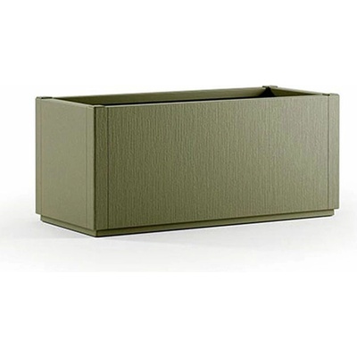 STEFANPLAST Kvetináč, vyvýšený záhon ETHICA 80x36x35cm olivovo zelená