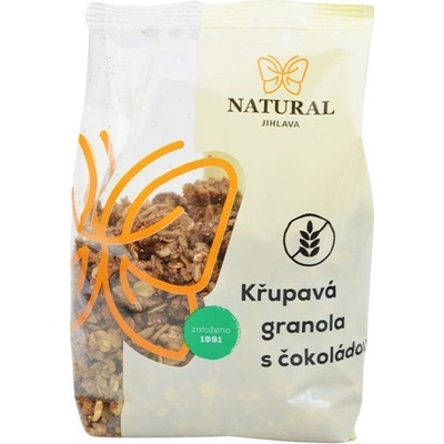 Natur Jihlava Chrumkavá granola s čokoládou 300g