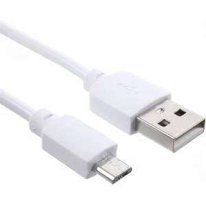 Gigapack кабел за данни USB - microUSB, 100cm, БЯЛ GP-29454 (GP-29454)
