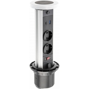 GTV 2 Plug + 2 USB 1,5 m Switch (AE-BPW2SCAM-10)