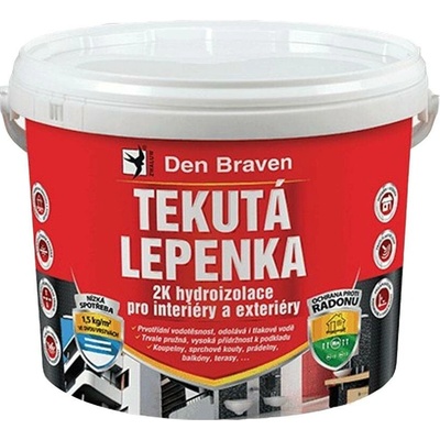 Den Braven tekutá lepenka 2K, 7 kg