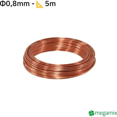 Měděný drát Φ0,8mm 5m