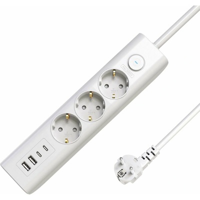 MicroConnect 3cestný USB Schuko prodlužovací kabel