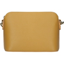 Vera Pelle dámska kožená crossbody kabelka tmavo žltá Delami Gosslin žltá