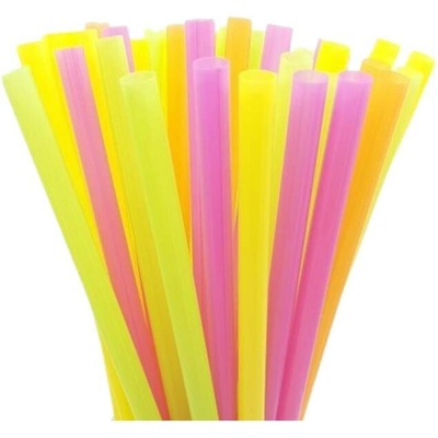 Jumbo brčka 8 x 250 mm neonové 150 ks