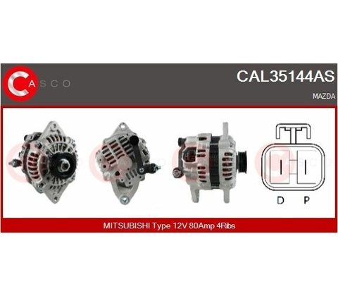 generátor CASCO CAL35144AS