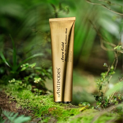 Antipodes Aura Manuka Honey Radiance Mask rozjasňující pleťová maska s vitaminem C 75 ml