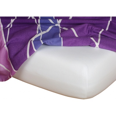 Dadka Jersey Prostěradlo bílé 35x75x2
