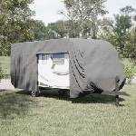 vidaXL Покривало за каравана сиво 732x250x220 cm Нетъкана материя (4015869)