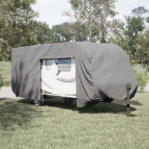 vidaXL Покривало за каравана сиво 732x250x220 cm Нетъкана материя (4015869)