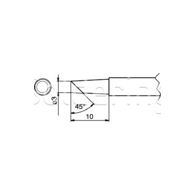 Pájecí hrot T1-3BCF - 102000341