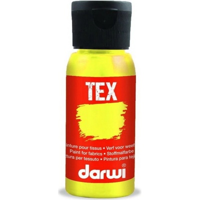Darwi TEX Farba na textil 100050723 neónová žltá 50 ml