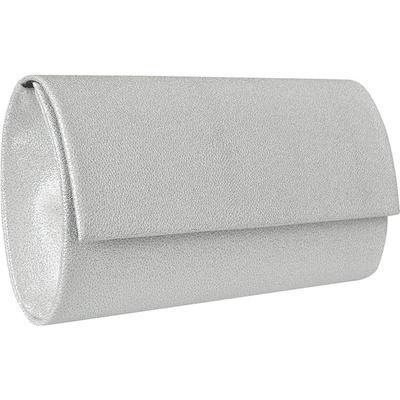 Strieborná trblietavá listová kabelka 351