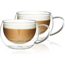 4Home Termo sklenice na cappuccino Hot&Cool 2 x 280 ml