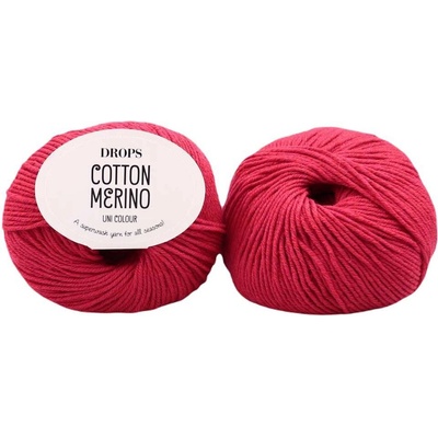 Drops Cotton Merino 06 třešňová