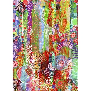 Enjoy - Puzzle Floral Curtain - 1 000 piese