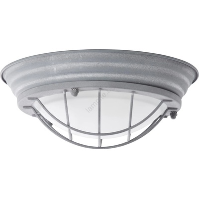 Brilliant - Таванно осветително тяло TYPHOON 1xE27/30W/230V Ø29 см, сиво (BI0356)