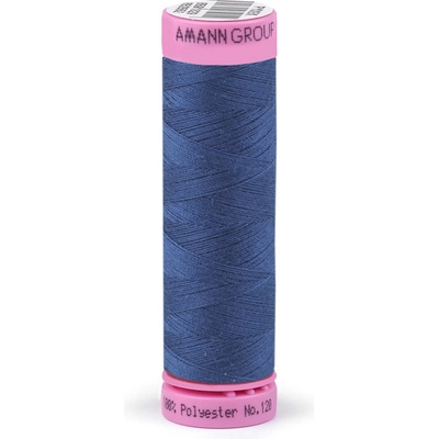 Polyesterové nitě návin 100 m Aspo Amann Varianta: 1316 Bijou Blue, Balení: 5 ks