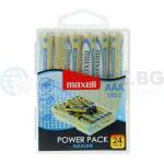 Maxell Алкални батерии MAXELL LR03 1, 5V AAA 24 бр. блистер PVC case (ML-BA-LR03-24PK) - Allstore