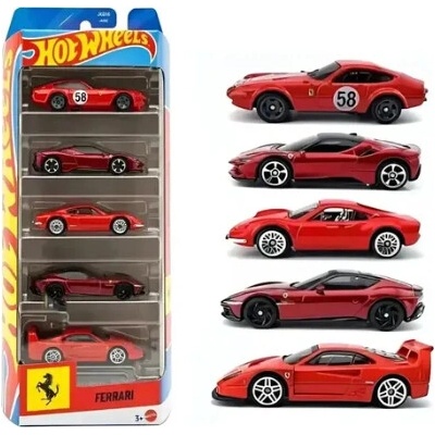 Hot Wheels 5ks angličáky Ferrari JKG16