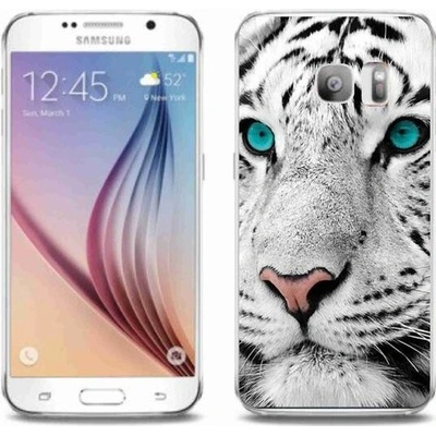 Pouzdro mmCase Gelové Samsung Galaxy S6 Edge - bílý tygr – Zbozi.Blesk.cz