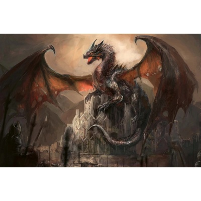 Dimex MS-5-1264 Vliesová fototapeta Válka s drakem rozměry 375 x 250 cm