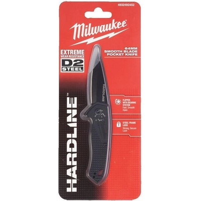 Milwaukee сгъваем нож 64 мм HARDLINE Smooth (4932492452)