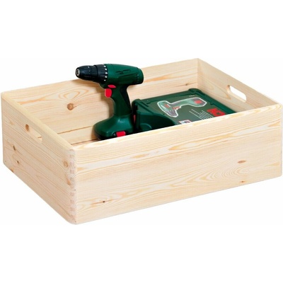 KESPER Úložný box 60 × 40 × 21 cm, borovicové dřevo