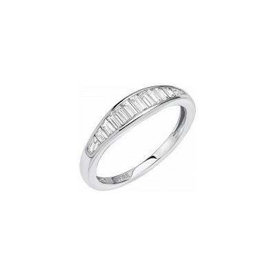Diamonfire Strieborný prsteň R3946