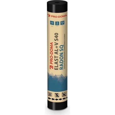 Pás asfaltový ELAST AL+V S40 radon SQ PRO-DOMA 7,5 m²/role – tloušťka 4 mm