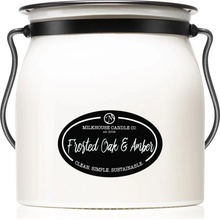 Milkhouse Candle Co. Creamery Frosted Oak & Amber Butter Jar 454 g