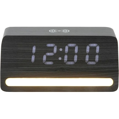 Karlsson будилник LED от дърво (KA6078BK)