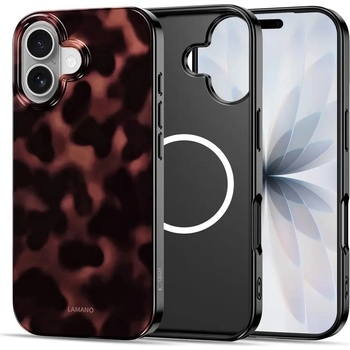 Tech-Protect Калъф Tech-Protect Lamano MagSafe за iPhone 17 - черен и червен (5906302333349)
