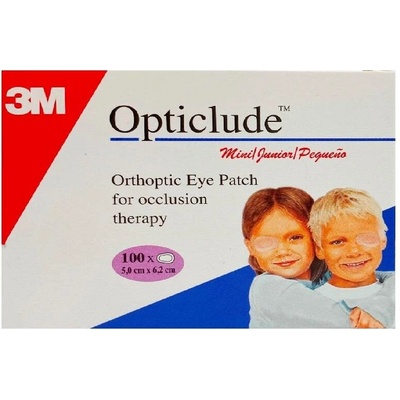 3M Opticlude Oční náplast 1537 E mini 100 ks
