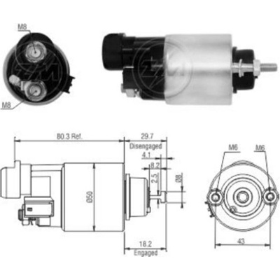 Spínač startéru - Denso 428000-5800