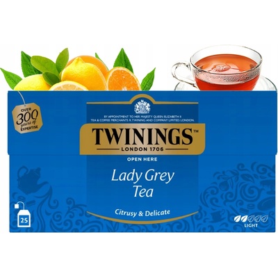 Twinings čaj Lady Grey 12 x 25 x 2 g