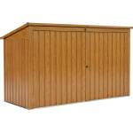 StoreBoss Склад за контейнери за отпадъци 3 x 240 l Hamilton Store Boss кафяв (SB082)