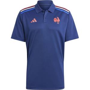 Adidas Футболна фланелка Adidas France Rugby Home Polo Shirt 2024 Adults - Dark Blue