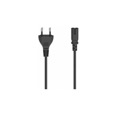 Hama Захранващ кабел, Euro-plug, 2pin, 0.75м, блистерна опаковка, Черен, HAMA-200731