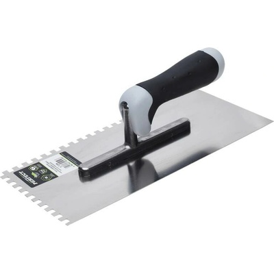 Hladítko nerezové, 280 x 130 mm 6 x 6 zubů STALCO PERFECT S-73206