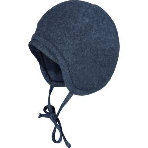 maximo Зимна шапка (beanie) maximo Baby's Jersey Fleece Mütze m. Band Beanie - Navy Melange - размер 43 cm (904-7259-0415)