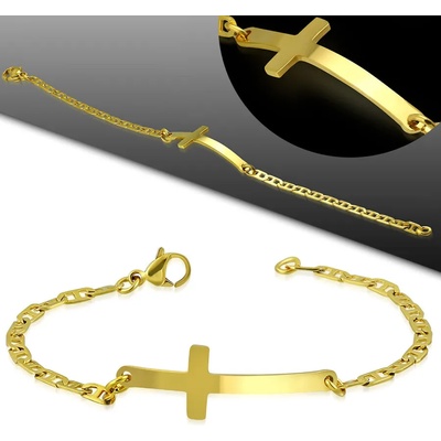 Елегантна дамска гривна с кръст